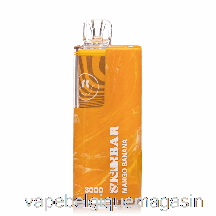 Vape Juice Barre De Sucre Sb8000 Banane Mangue Jetable